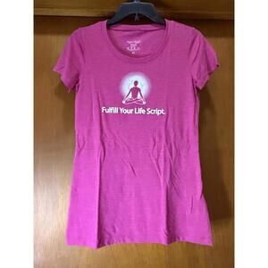 Women's Positive Thought Organic Cotton/Polyester tshirt, size Medium